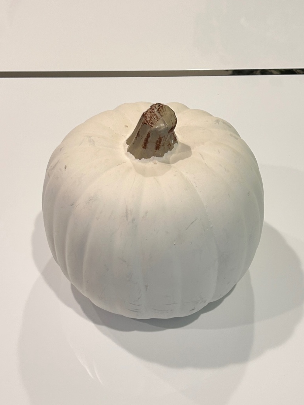 White Pumpkin Decoration Hollow and Lightweight